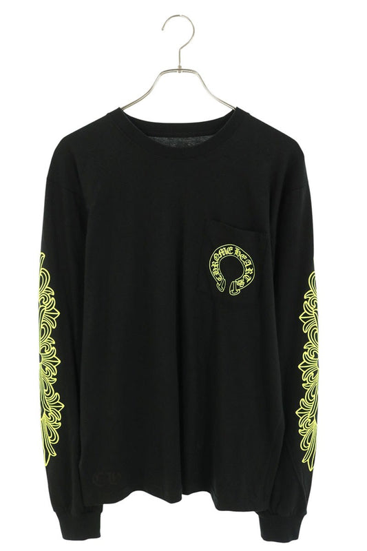 Chrome Hearts Floral Sleeve Horseshoe Long Sleeve Tee Mlt Size M