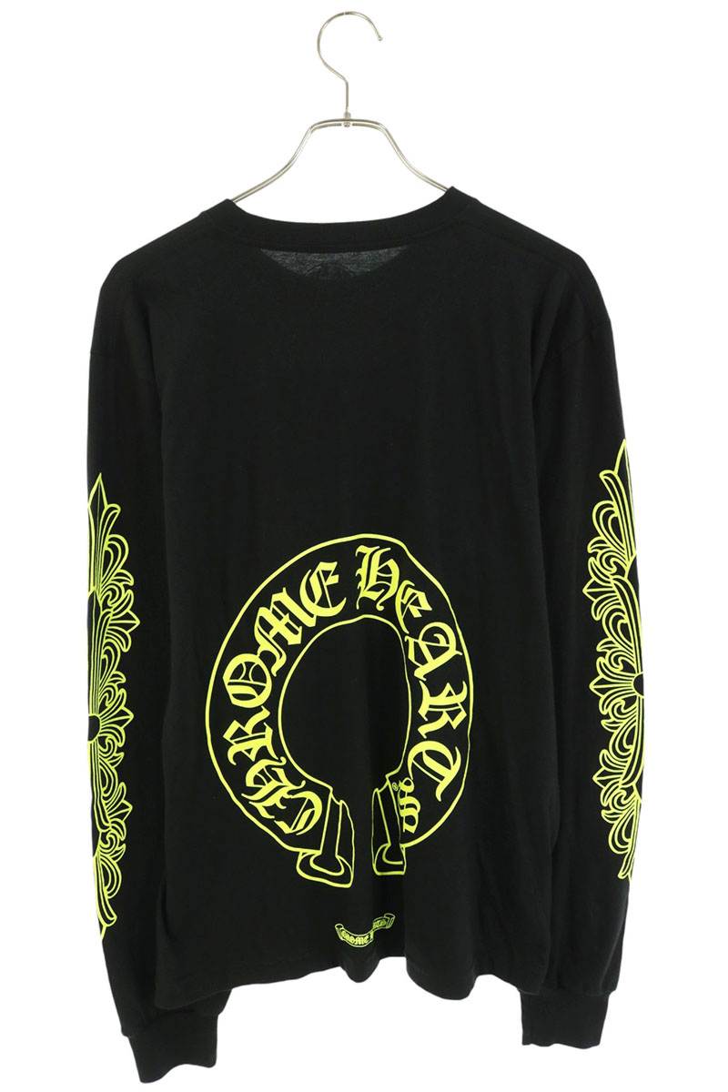 Chrome Hearts Floral Sleeve Horseshoe Long Sleeve Tee Mlt Size M