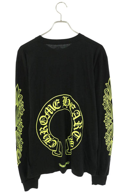 Chrome Hearts Floral Sleeve Horseshoe Long Sleeve Tee Mlt Size M