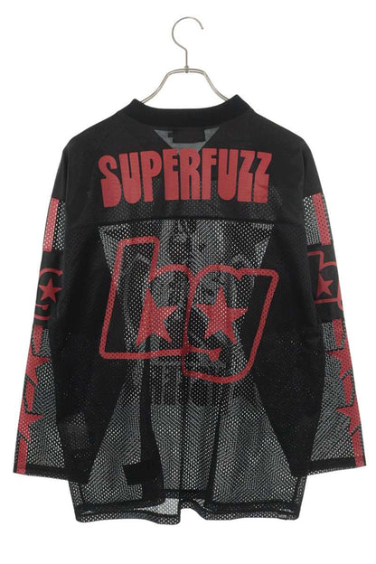 HYSTERIC GLAMOUR Mesh Hockey Long Sleeve Black Size M