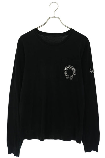 Chrome Hearts Back Horseshoe CH Cross Print Long Sleeve Tee Size S