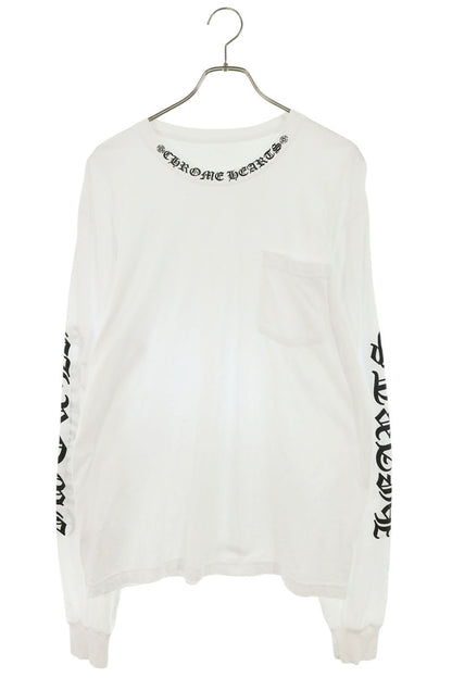 Chrome Hearts Neck Logo Print Long Sleeve Tee Multi Size L