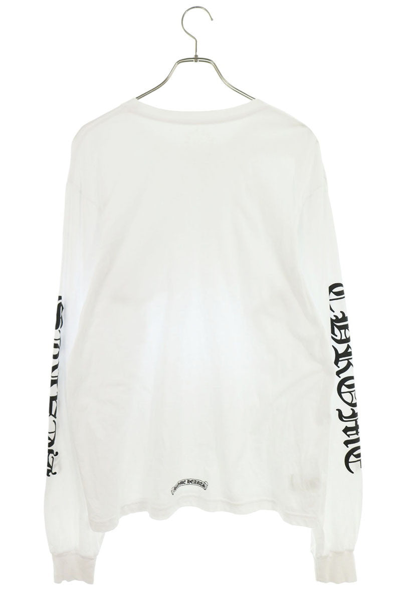 Chrome Hearts Neck Logo Print Long Sleeve Tee Multi Size L
