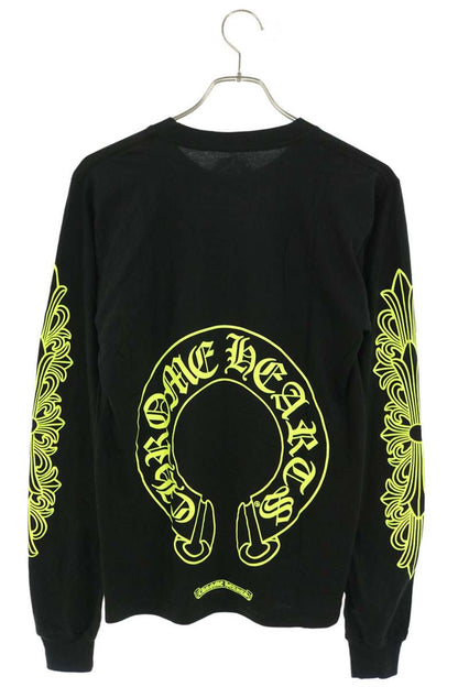 Chrome Hearts Floral Horseshoe Print Long Sleeve Tee Size S