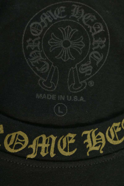 Chrome Hearts Neck Logo Arm Print Long Sleeve Tee Black/Green Size L