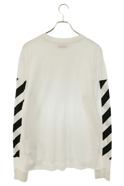 OFF-WHITE Diagonal Print Long Sleeve Tee Size S