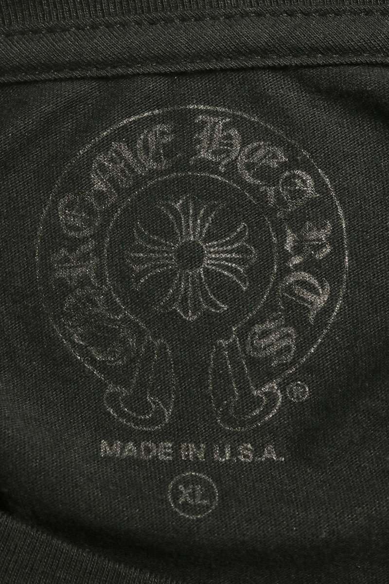 Chrome Hearts Sleeve Floral Back Horseshoe Long Sleeve Shirt Size XL