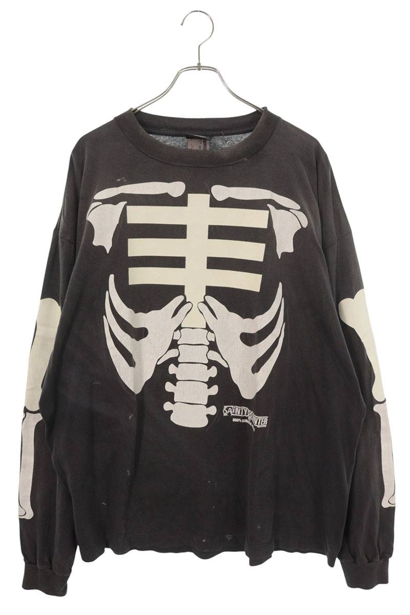 SAINT MICHAEL x Bounty Hunter 26SS Vintage Bone Long Sleeve Size XXL