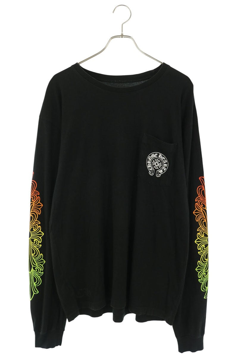 Chrome Hearts Floral Circle Logo Long Sleeve Shirt Size XL