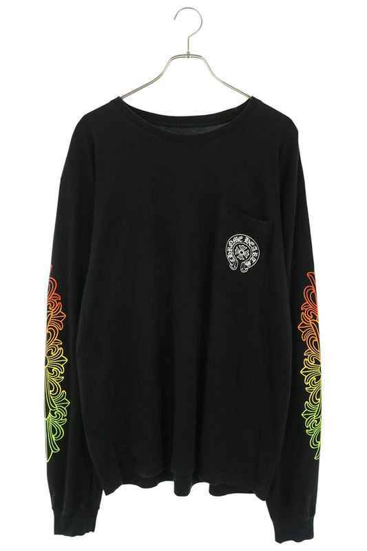 Chrome Hearts Floral Circle Logo Long Sleeve Shirt Size XL