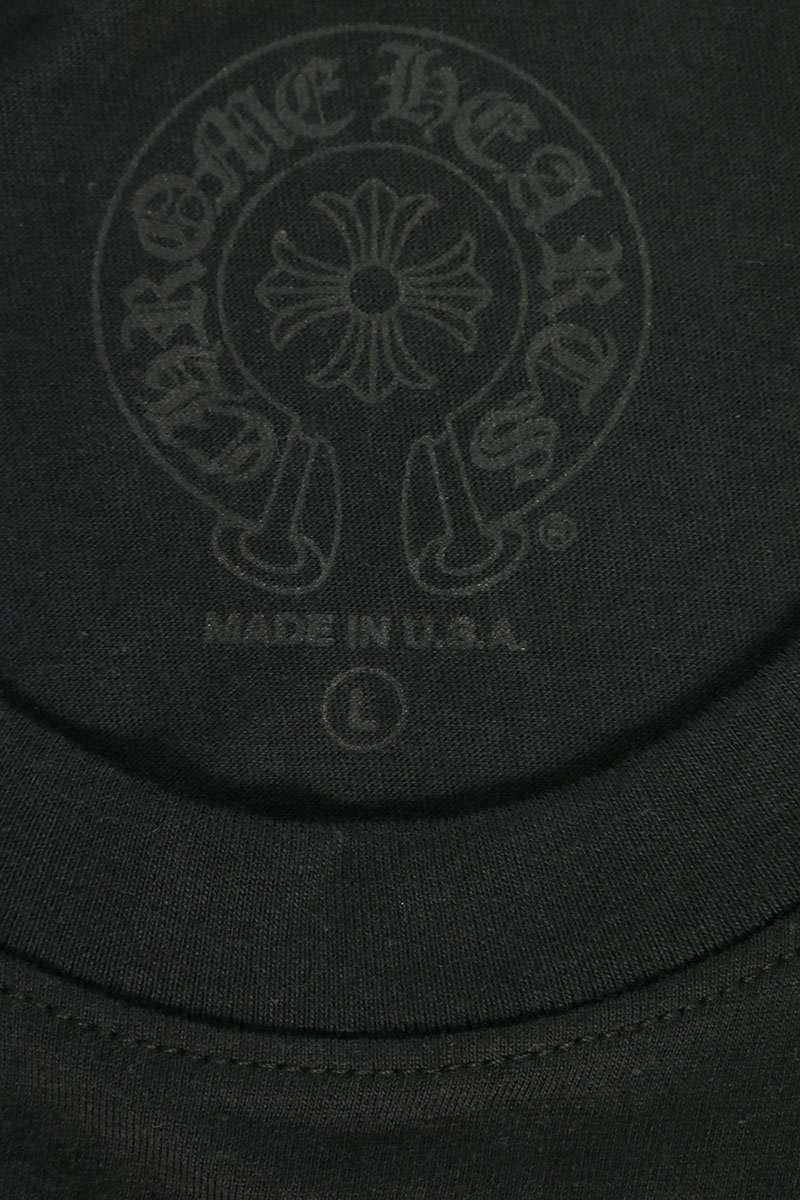 Chrome Hearts Floral Horseshoe Print Sleeve T-Shirt Size L