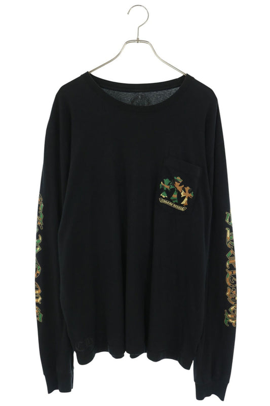 Chrome Hearts Back Horseshoe Camo Print Long Sleeve Shirt Size XL