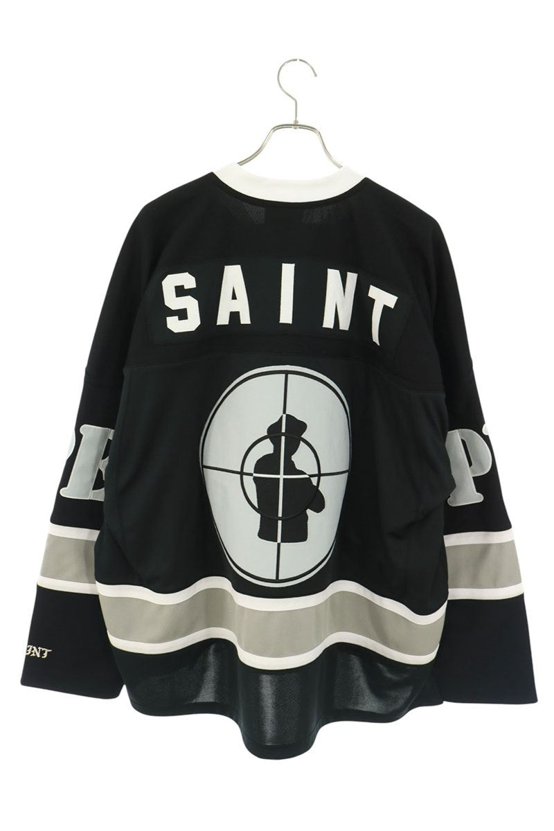 SAINT MICHAEL 24AW Logo Patch Hockey Shirt Long Sleeve Multi Size OS