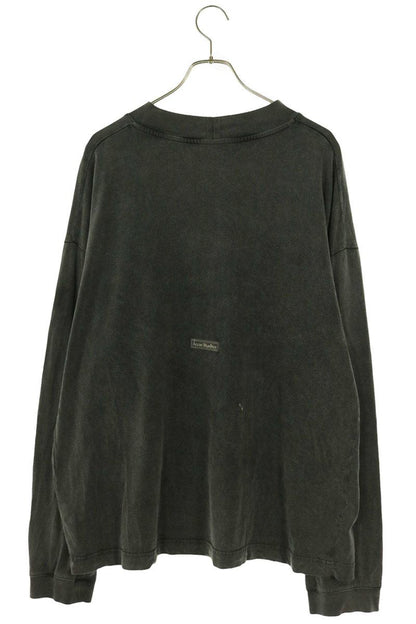 ACNE STUDIOS Back Rubber Logo Long Sleeve Shirt Size M