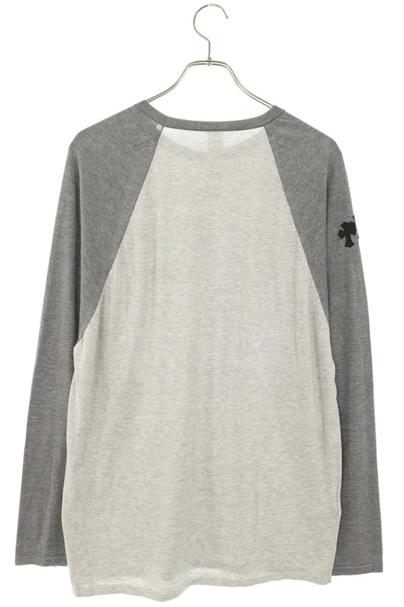 Chrome Hearts U MIXED EMOTIONS Triple T-Shirt Gray Size L