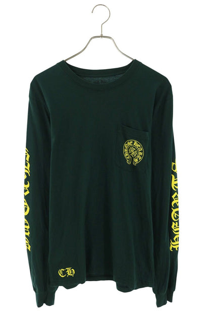 Chrome Hearts Sleeve Logo Back T-Shirt Green Size M