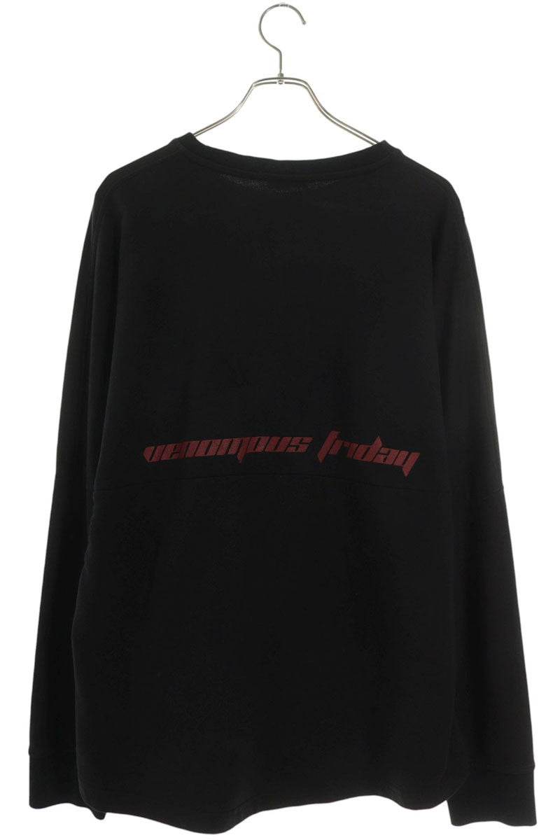 RAF SIMONS 17SS Back Print Long Sleeve T-Shirt Size L