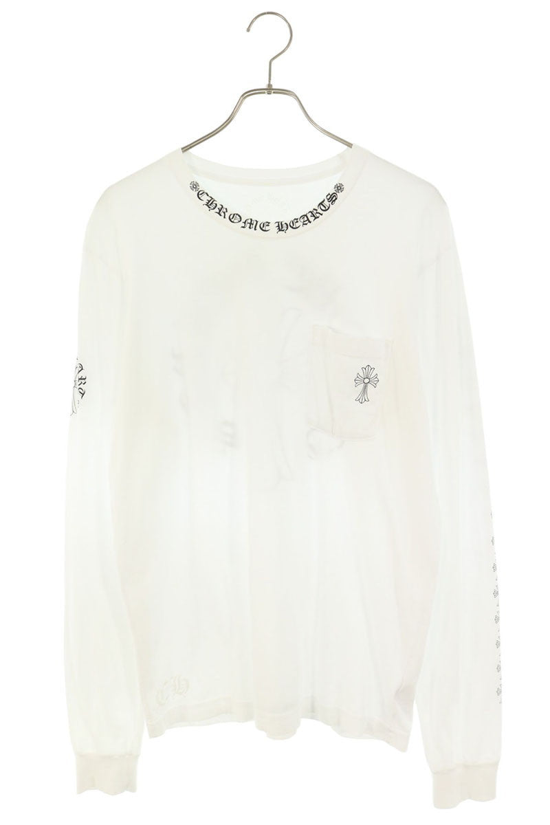 Chrome Hearts Multi Cross Print Long Sleeve T-Shirt Size L