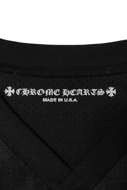 Chrome Hearts MESH WARM UP JERSEY Mesh Long Sleeve Tee Black Size L