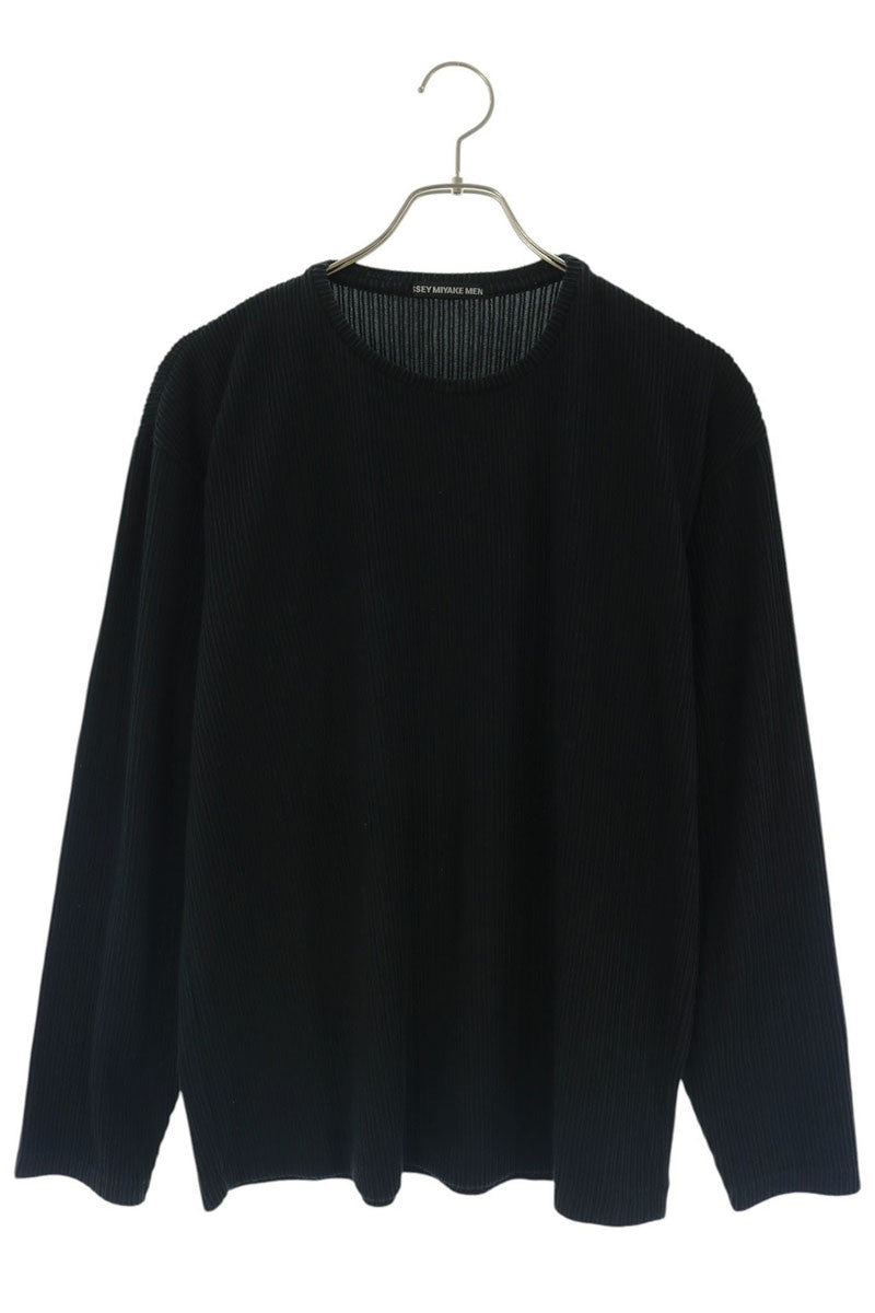 ISSEY MIYAKE MEN Pleated Long Sleeve T-Shirt Size 3
