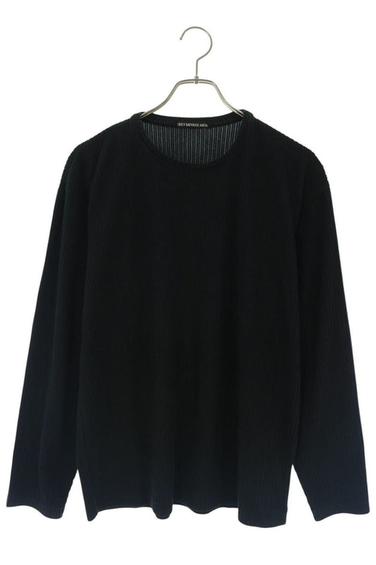 ISSEY MIYAKE MEN Pleated Long Sleeve T-Shirt Size 3
