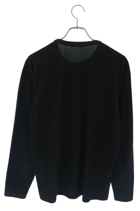 ISSEY MIYAKE MEN Pleated Long Sleeve T-Shirt Size 3