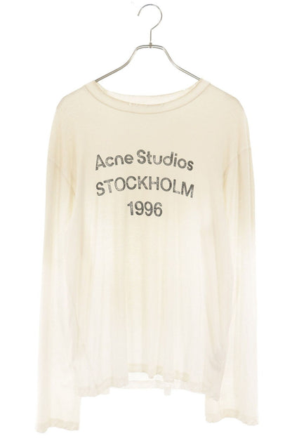 ACNE STUDIOS Logo Relaxed Fit Vintage Long Sleeve Tee Size M