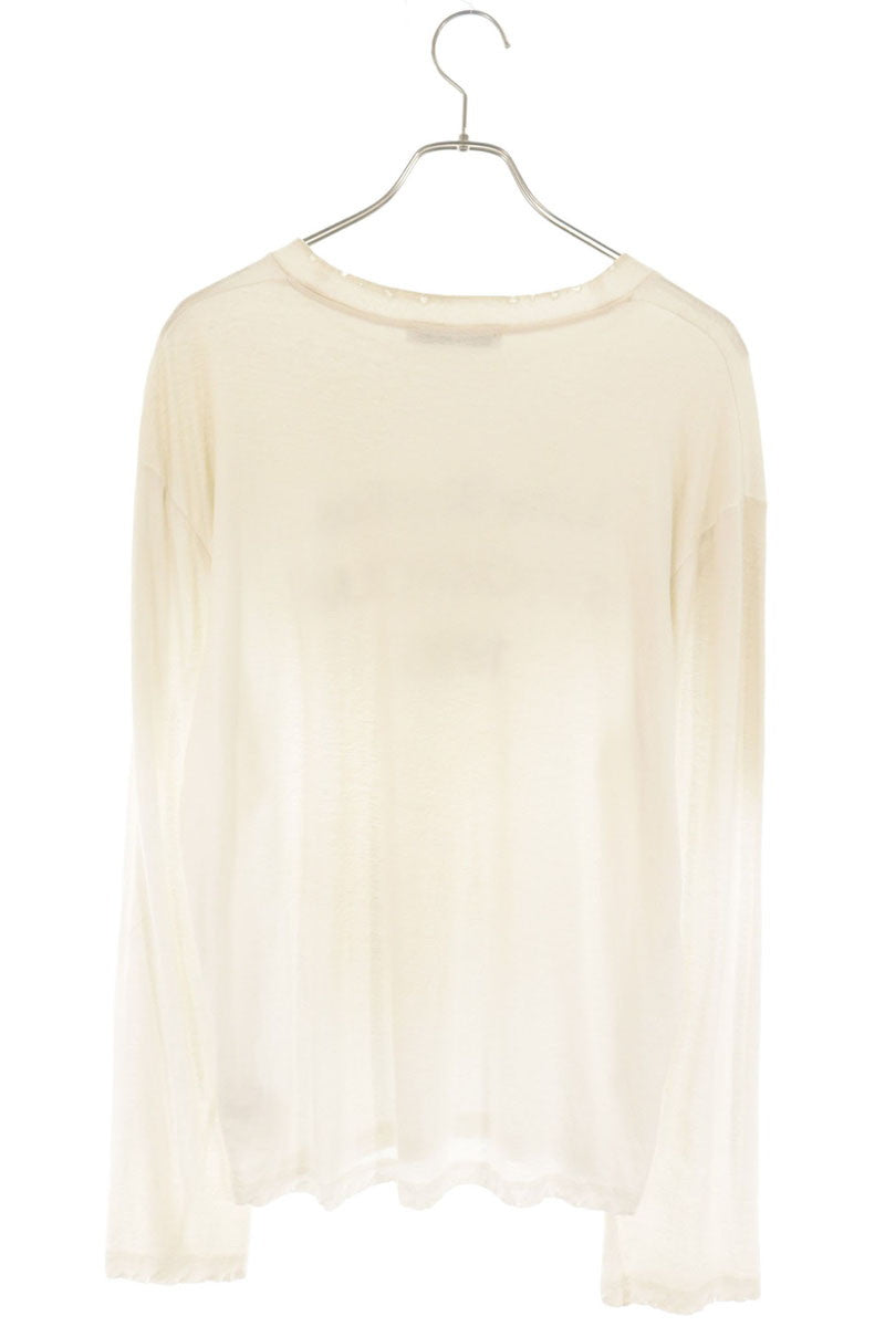 ACNE STUDIOS Logo Relaxed Fit Vintage Long Sleeve Tee Size M