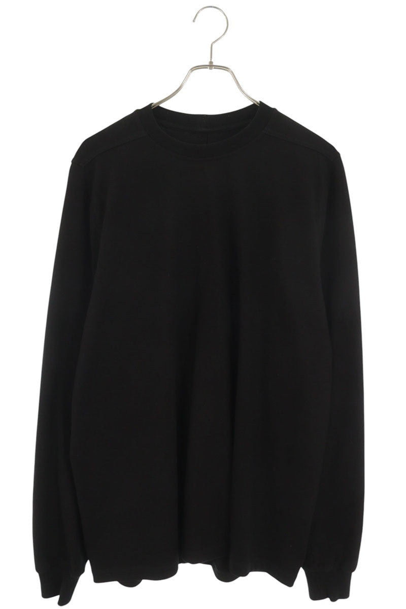 Rick Owens Black Crew Neck Long Sleeve T-Shirt Size L