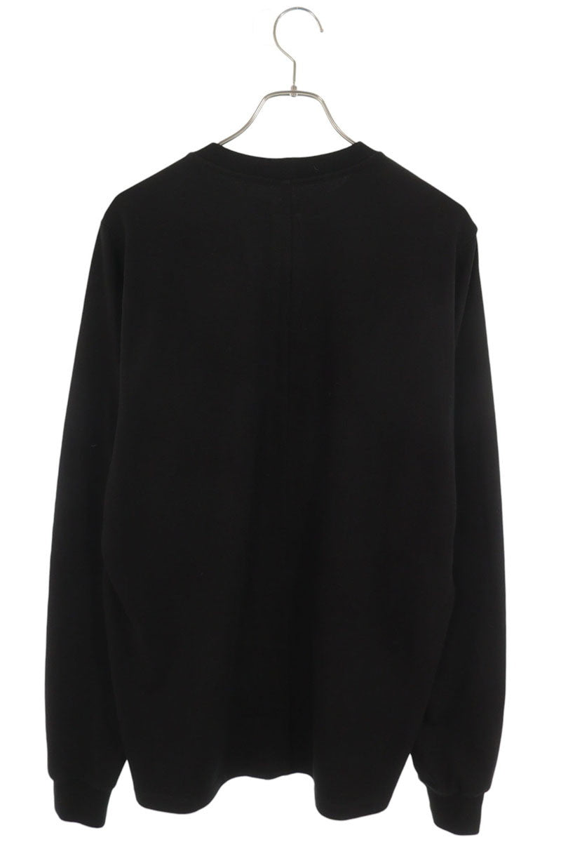 Rick Owens Black Crew Neck Long Sleeve T-Shirt Size L