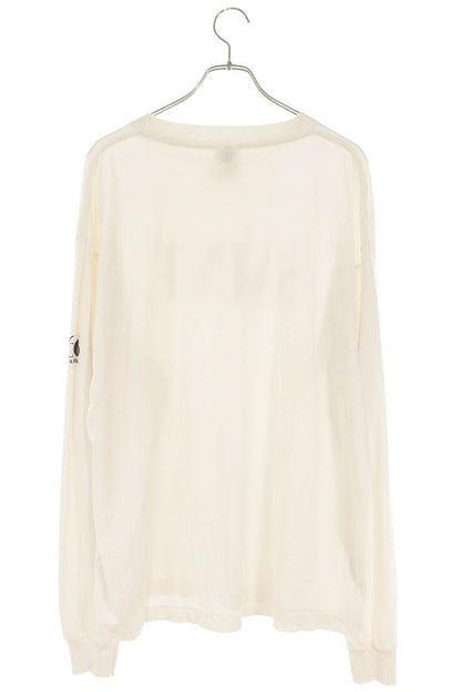 SAINT MICHAEL 25SS Front Arm Print Long Sleeve T-Shirt Beige Size L