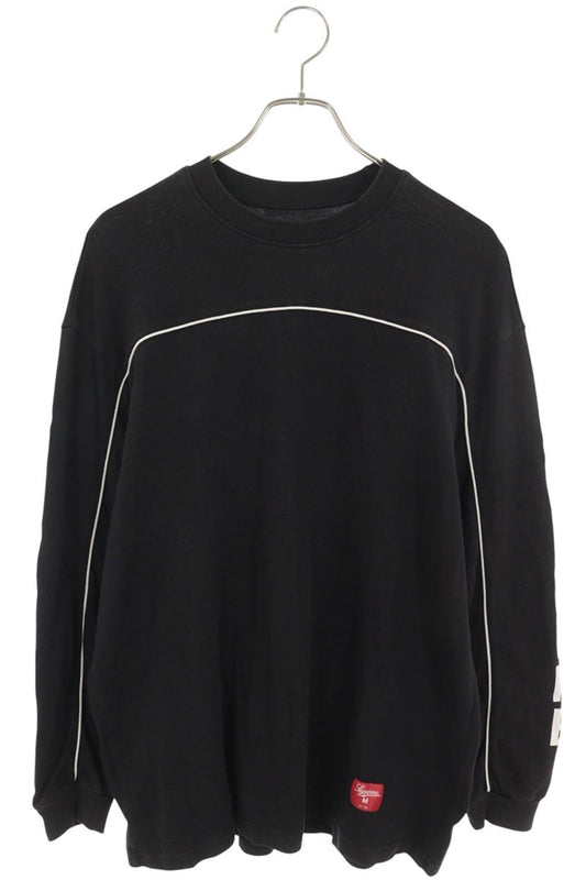 SUPREME 26SS Paneled Piping Crewneck T-Shirt Black Size M