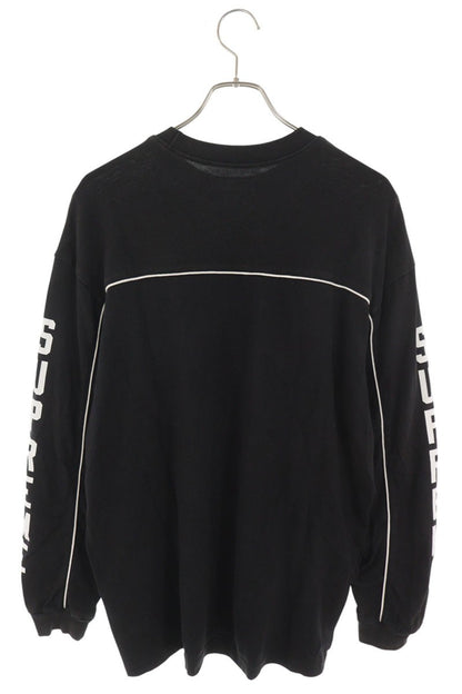 SUPREME 26SS Paneled Piping Crewneck T-Shirt Black Size M