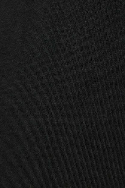BALENCIAGA Paris Print Mockneck Long Sleeve T-Shirt Black Size 1