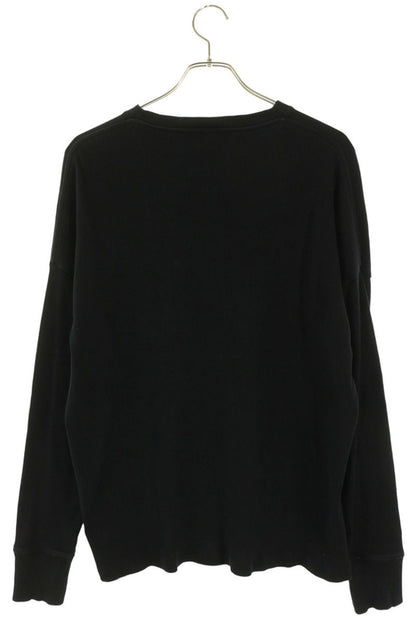 LOEWE Anagram Embroidered Thermal Long Sleeve T-Shirt Black Size XS