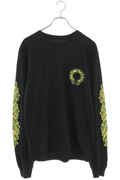 Chrome Hearts Back Horseshoe Print Long Sleeve T-Shirt Multi Size M