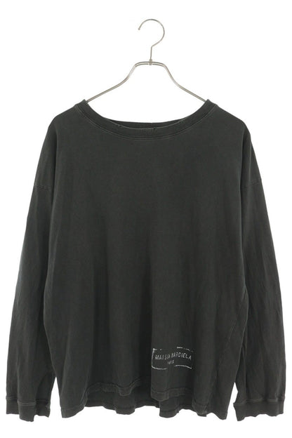 Maison Margiela 25SS Distressed Stamp T-Shirt Black Size XS