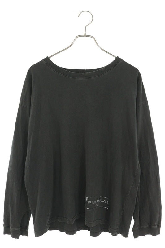 Maison Margiela 25SS Distressed Stamp T-Shirt Black Size XS