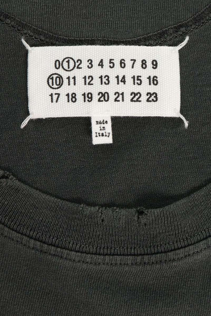 Maison Margiela 25SS Distressed Stamp T-Shirt Black Size XS