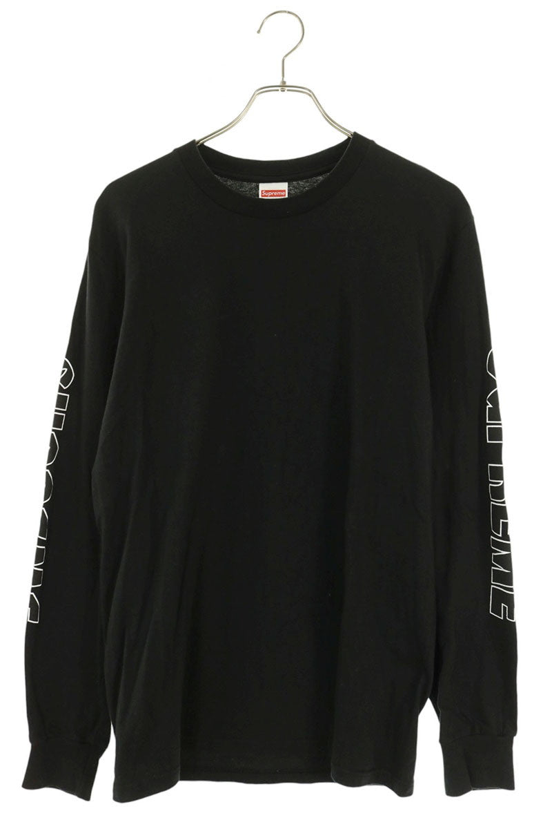 SUPREME 26SS Spitfire Long Sleeve Tee Black Size S