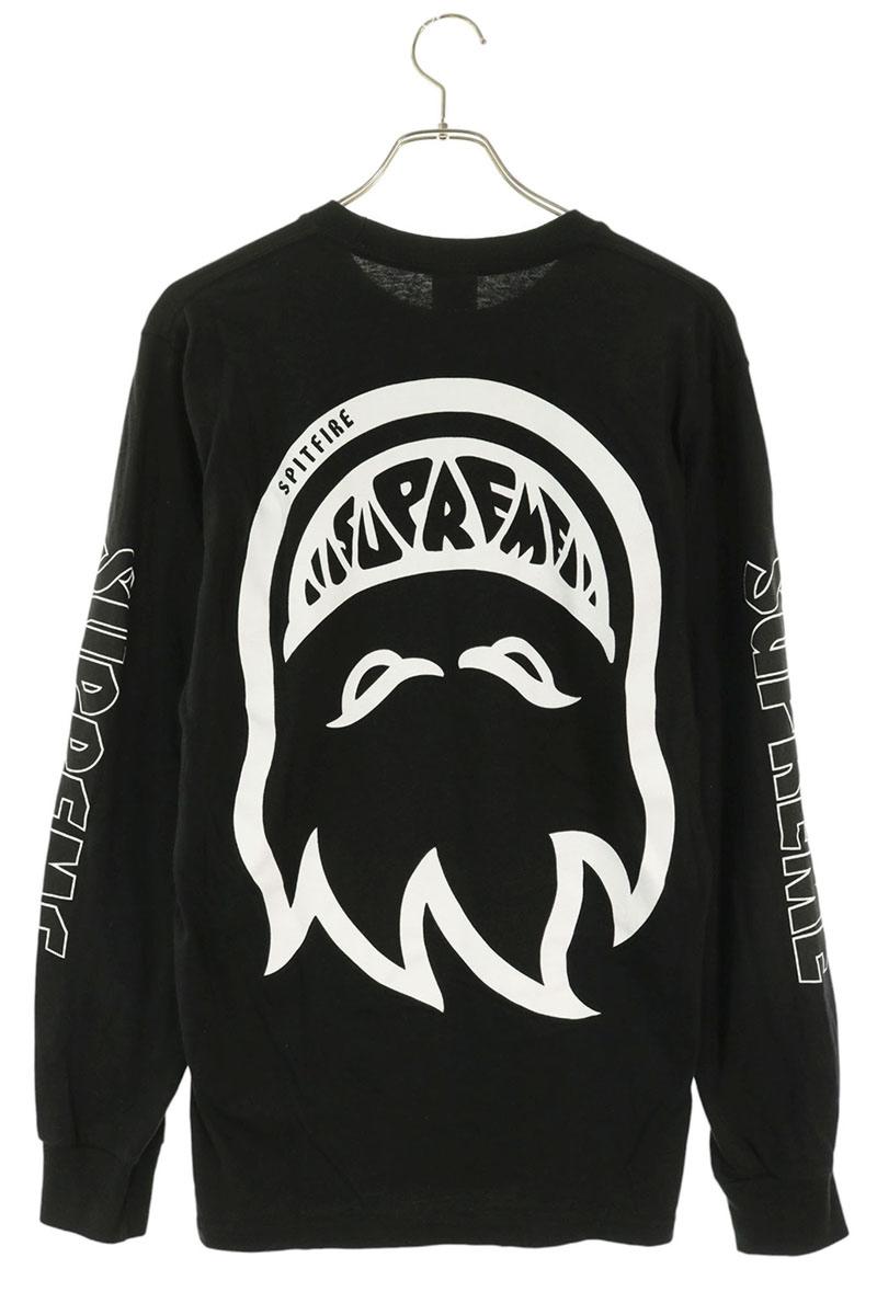 SUPREME 26SS Spitfire Long Sleeve Tee Black Size S