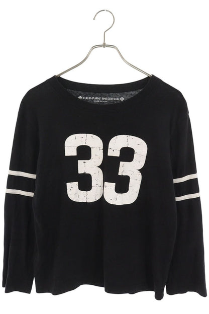 Chrome Hearts 33 Horseshoe Long Sleeve Tee Black Size S