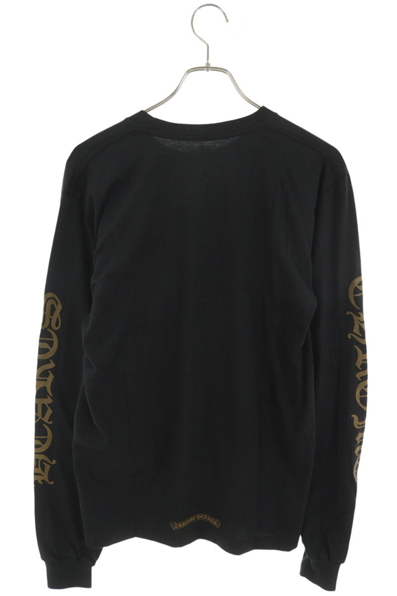 Chrome Hearts Neck Logo Print Long Sleeve Tee Multi Size XL