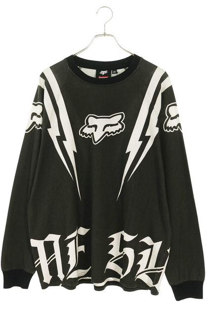 SUPREME 25AW Fox Racing Long Sleeve Top Black Size M