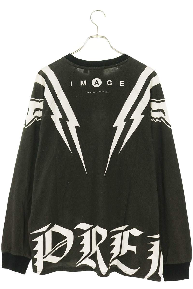 SUPREME 25AW Fox Racing Long Sleeve Top Black Size M