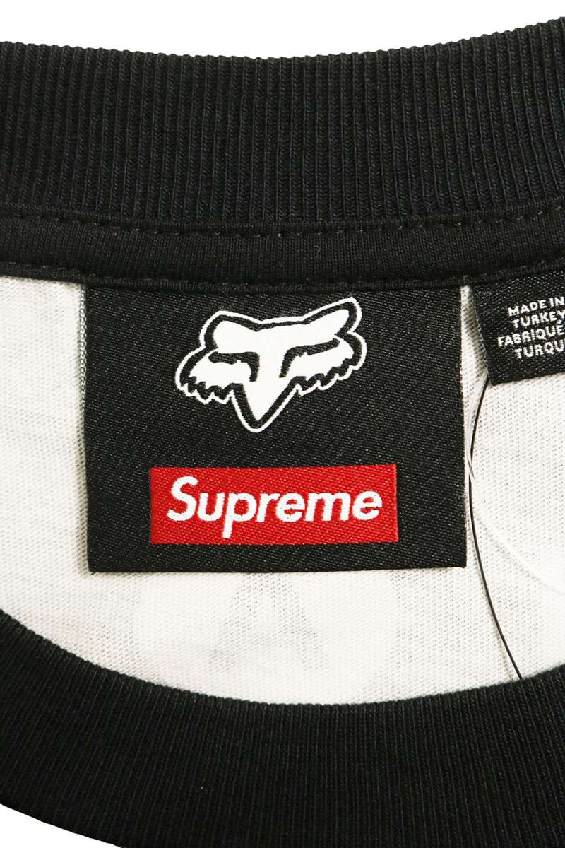 SUPREME 25AW Fox Racing Long Sleeve Top Black Size M