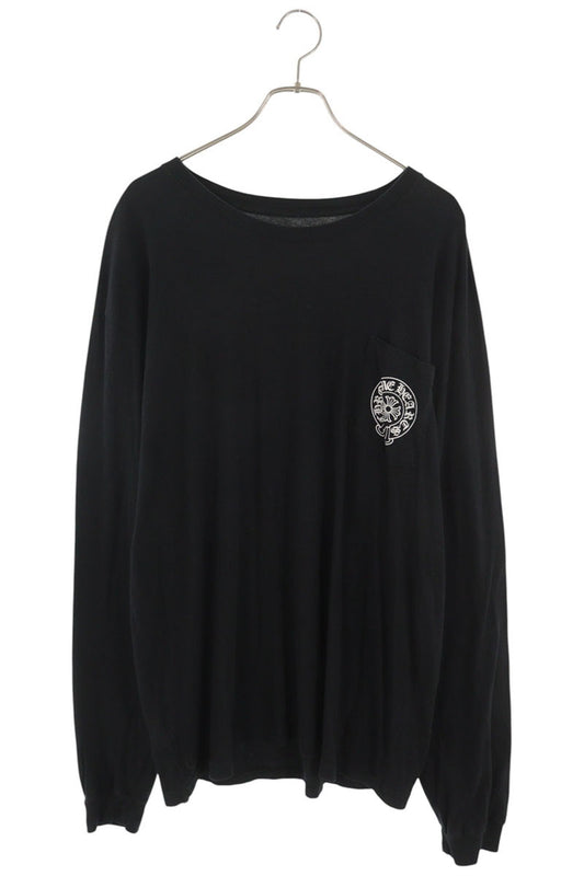 Chrome Hearts Taipei Horseshoe Long Sleeve Tee Black/White Size XXL