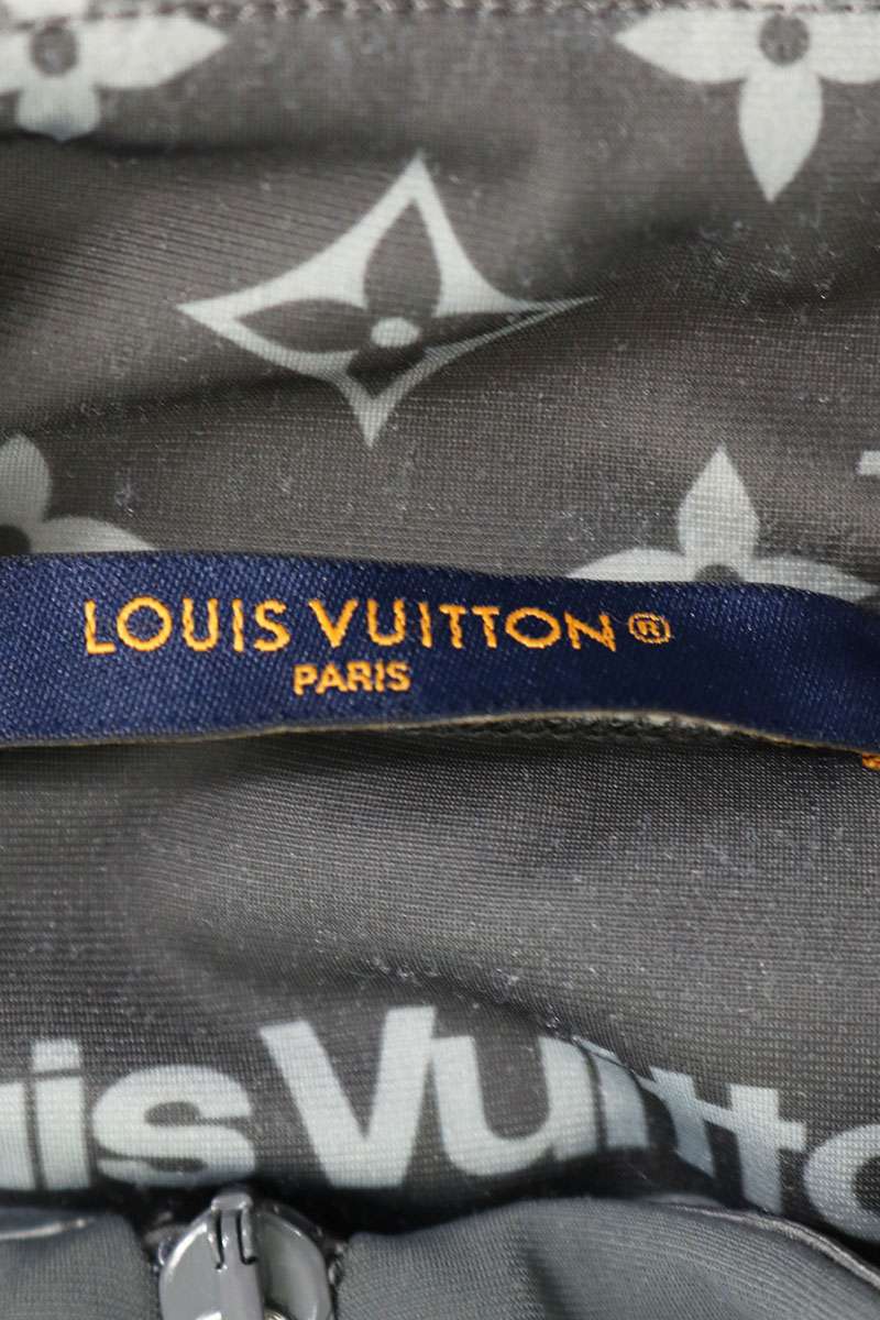LOUISVUITTON 25SS Monogram Half-Zip Longsleeve Size M