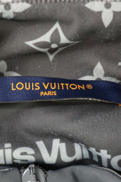 LOUISVUITTON 25SS Monogram Half-Zip Longsleeve Size M