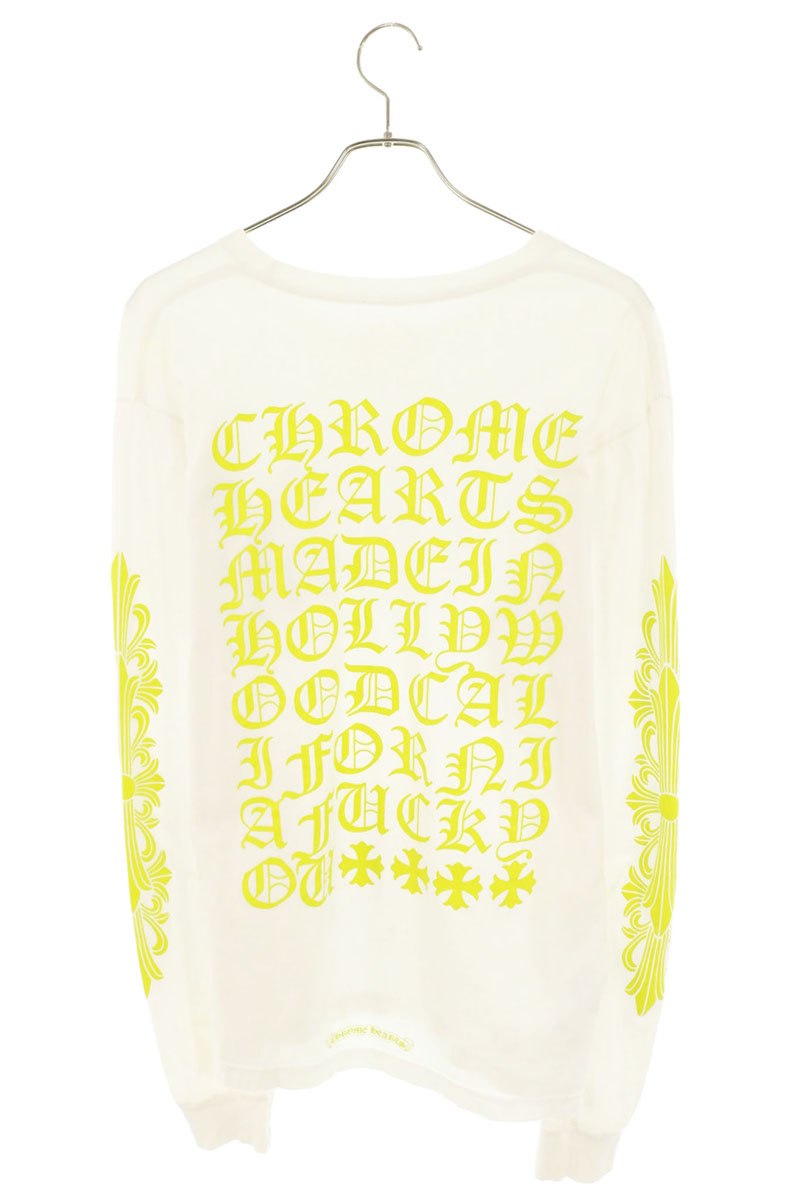 Chrome Hearts Floral Cross Sleeve Print Longsleeve Size L